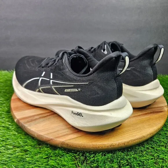 Asics GT-2000 13 Shoes Mens 9 Extra Wide Black White Athletic Running Sneakers
